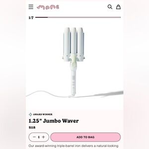 MANE 1.25" Jumbo Waver